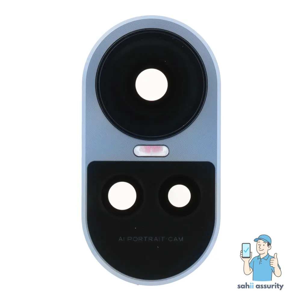 Camera Lens Glass with Frame for Oppo Reno10 5G Blue